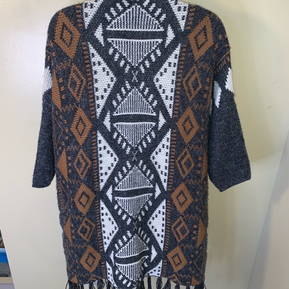 Pattern sweater cardigan - Picture 6 of 7